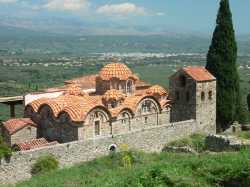 De Mitropolis kerk in Mystras